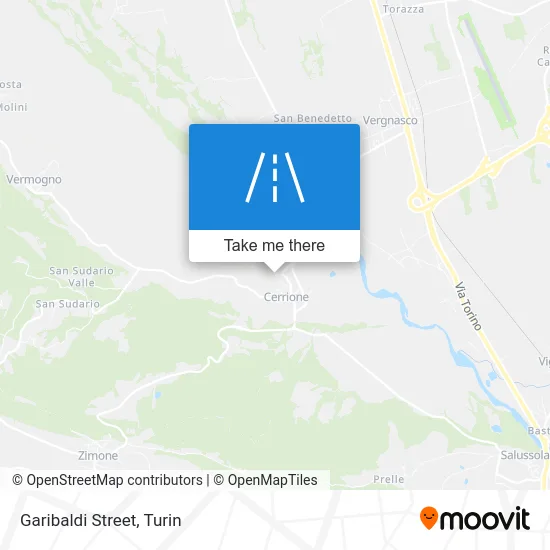 Garibaldi Street map