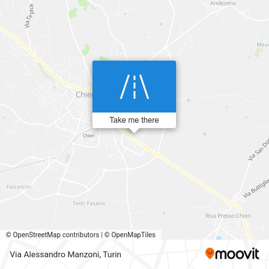 Via Alessandro Manzoni map