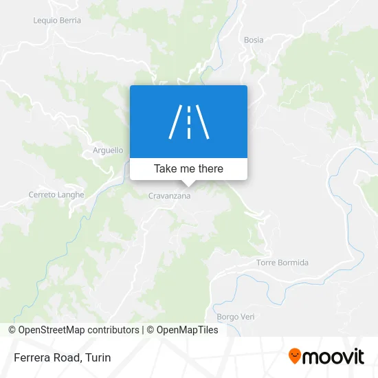 Ferrera Road map