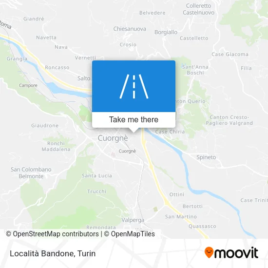 Località Bandone map