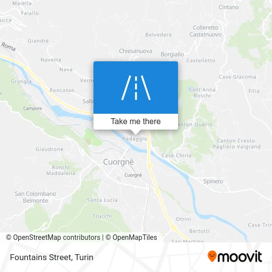 Fountains Street map