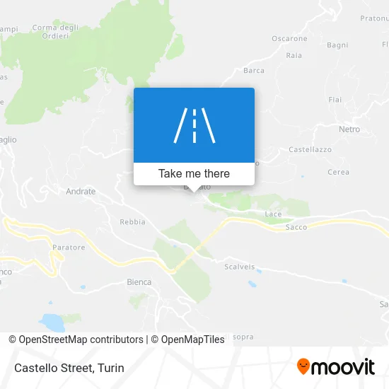 Castello Street map