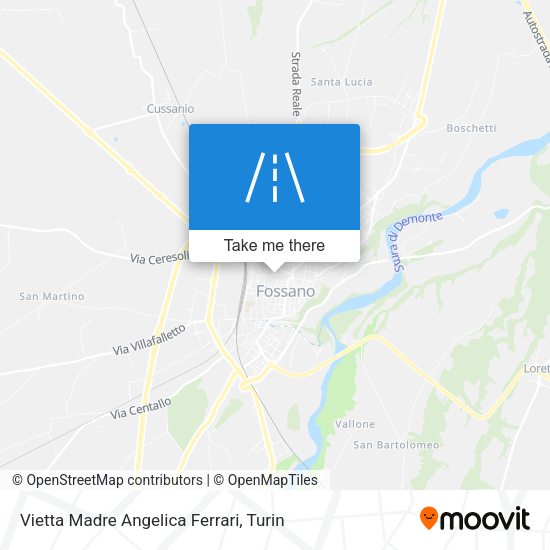 Vietta Madre Angelica Ferrari map