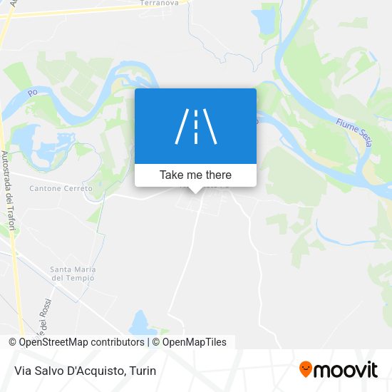 Via Salvo D'Acquisto map