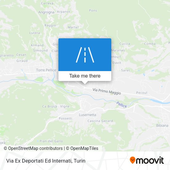 Via Ex Deportati Ed Internati map