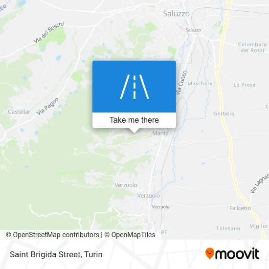 Santa Brigida Street map
