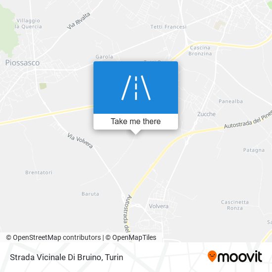 Strada Vicinale Di Bruino map