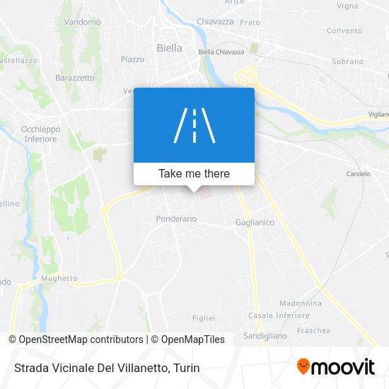 Strada Vicinale Del Villanetto map