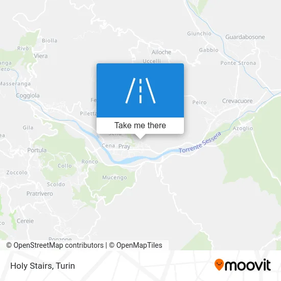 Holy Stairs map