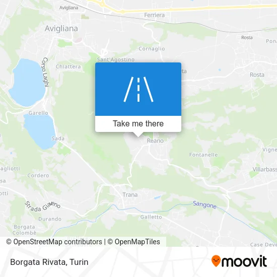 Borgata Rivata map