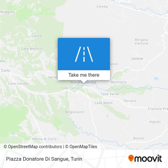 Piazza Donatore Di Sangue map
