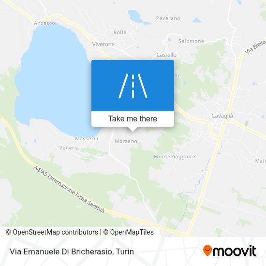 Via Emanuele Di Bricherasio map