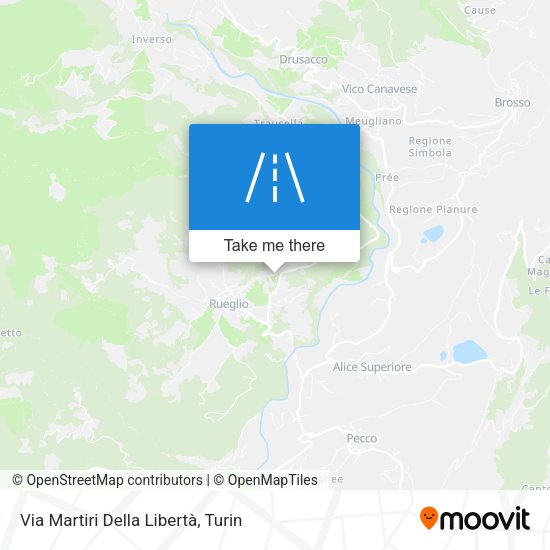 Via Martiri Della Libertà map