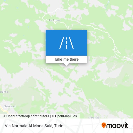 Via Normale Al Mone Salè map