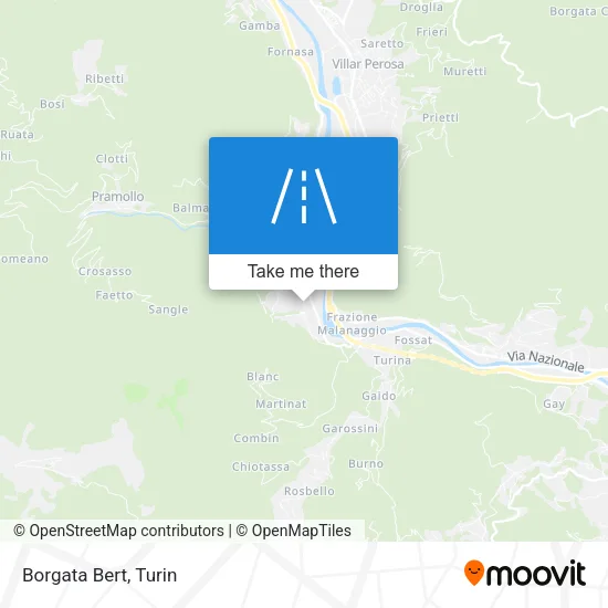 Borgata Bert map