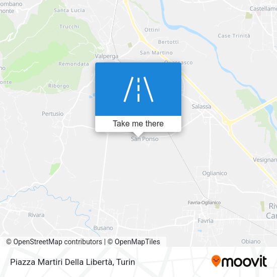 Piazza Martiri Della Libertà map