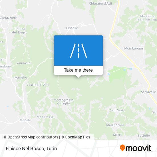 Finisce Nel Bosco map