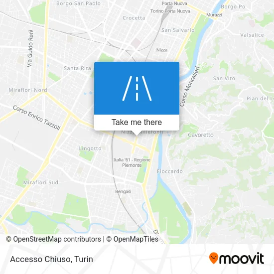 Accesso Chiuso map