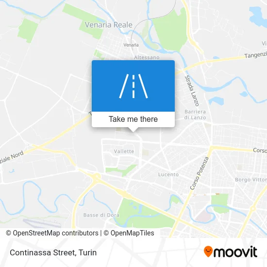 Continassa Street map