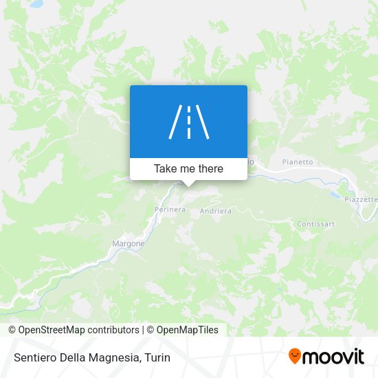 Sentiero Della Magnesia map