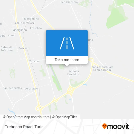 Trebosco Road map