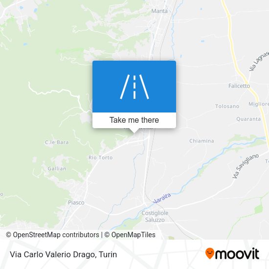 Via Carlo Valerio Drago map