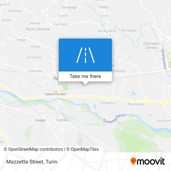 Mazzetta Street map
