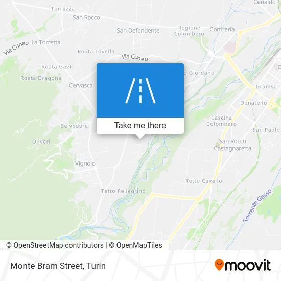 Monte Bram Street map