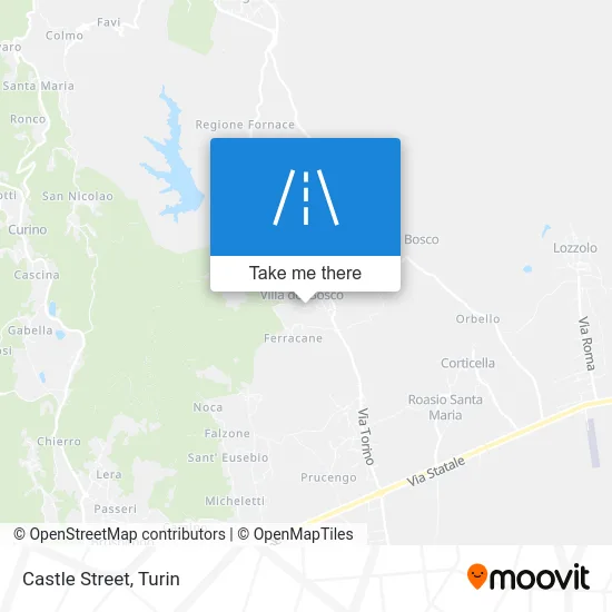 Castle Street map