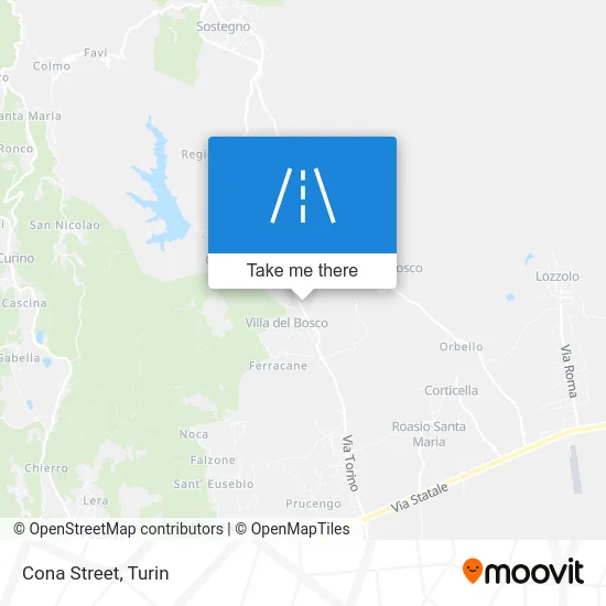 Cona Street map