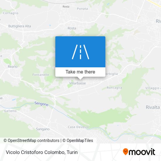 Vicolo Cristoforo Colombo map