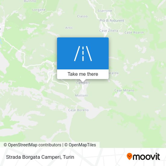 Strada Borgata Camperi map