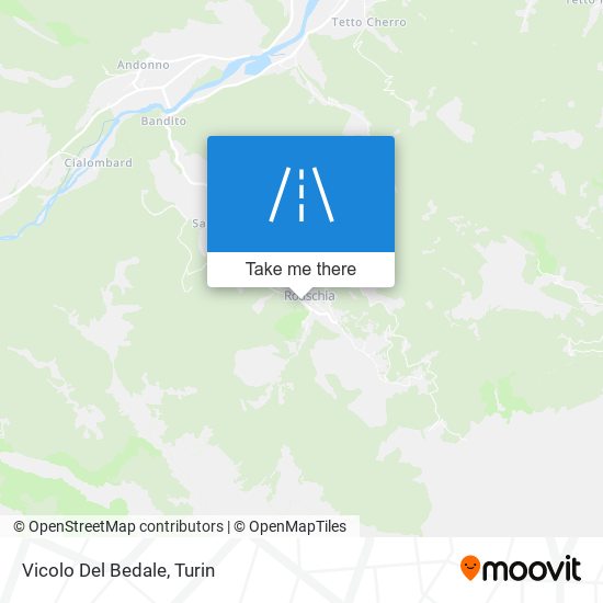 Vicolo Del Bedale map