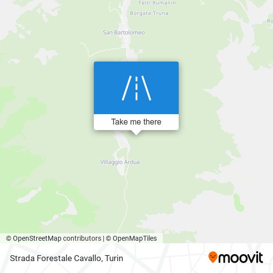 Strada Forestale Cavallo map