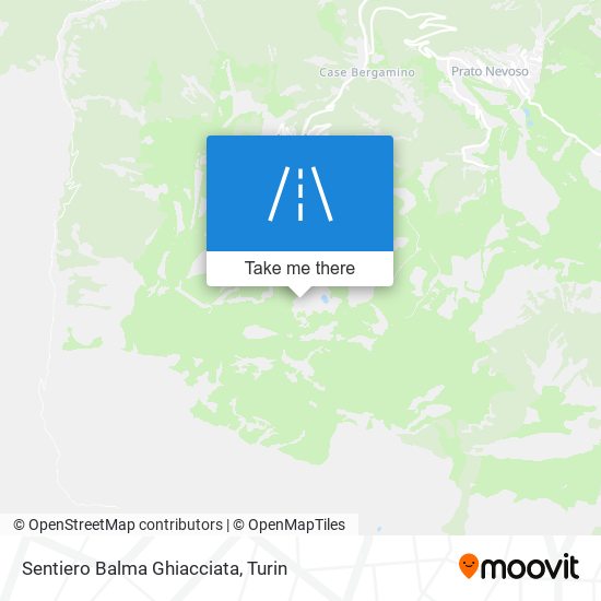 Sentiero Balma Ghiacciata map