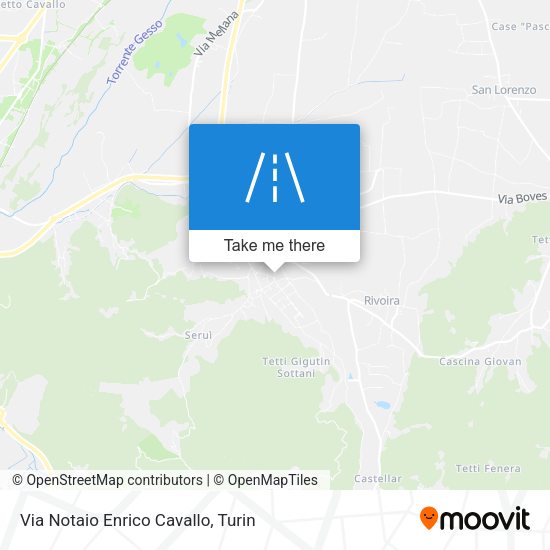 Via Notaio Enrico Cavallo map