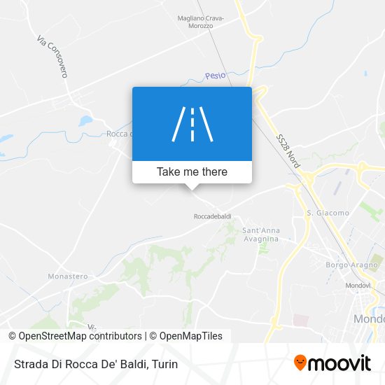Strada Di Rocca De' Baldi map