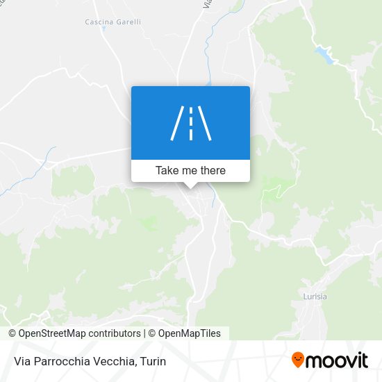Via Parrocchia Vecchia map