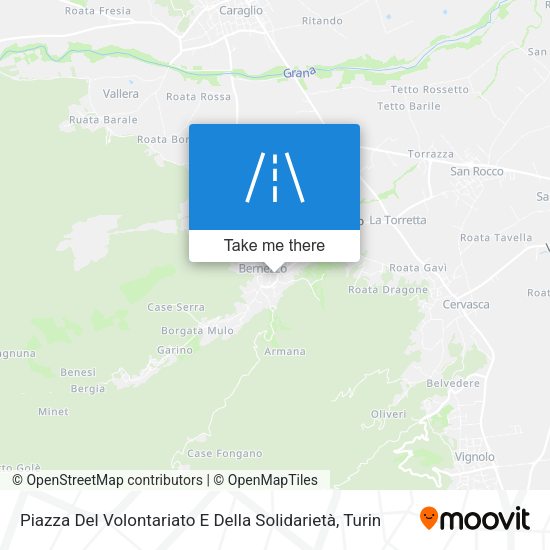 Piazza Del Volontariato E Della Solidarietà map