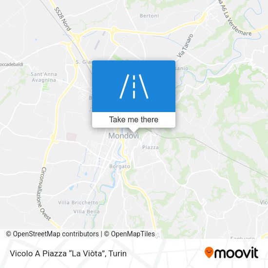 Vicolo A Piazza “La Viòta” map