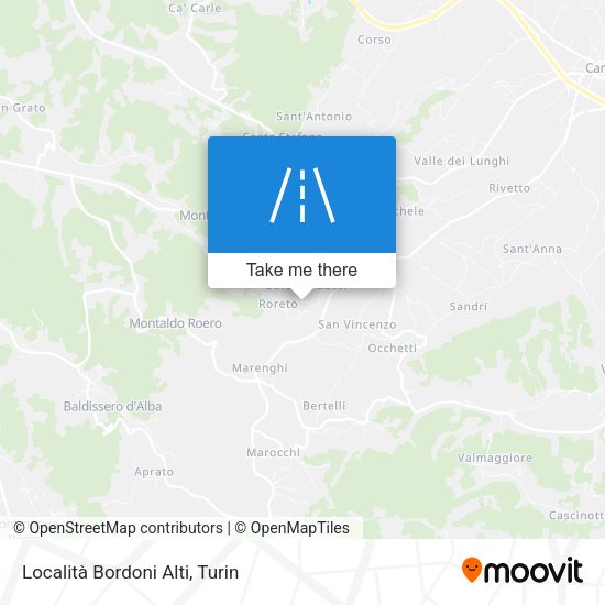 Località Bordoni Alti map
