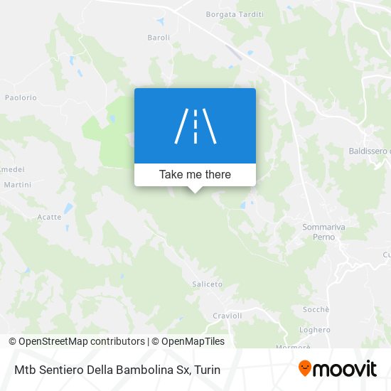 Mtb Sentiero Della Bambolina Sx map