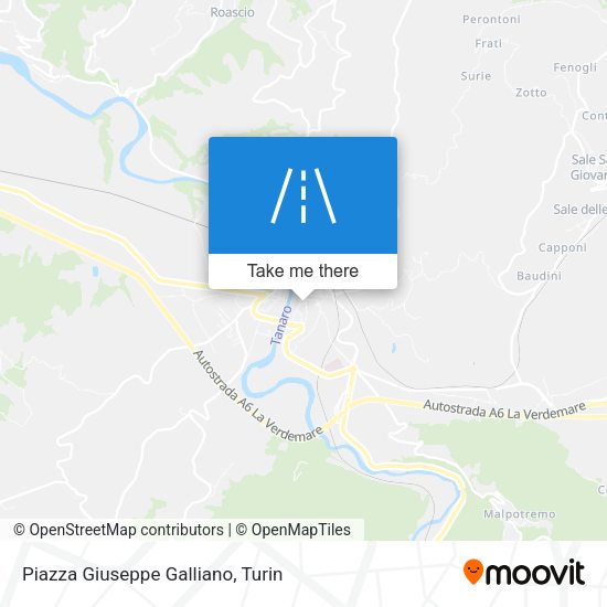 Piazza Giuseppe Galliano map