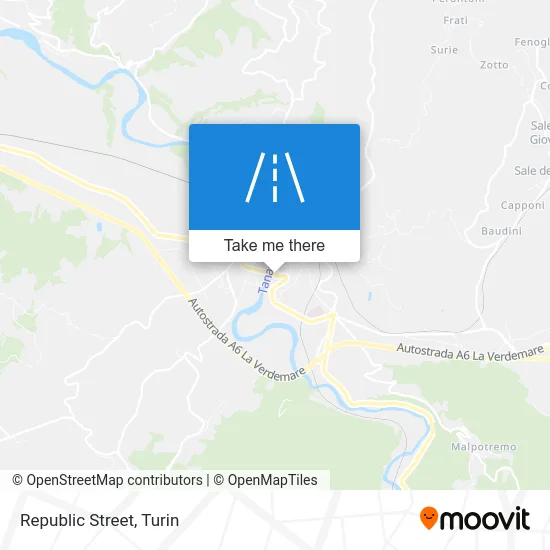 Republic Street map