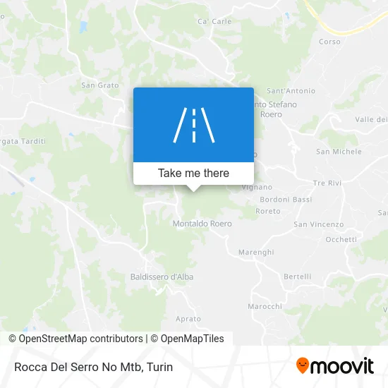 Rocca del Serro No MTB map