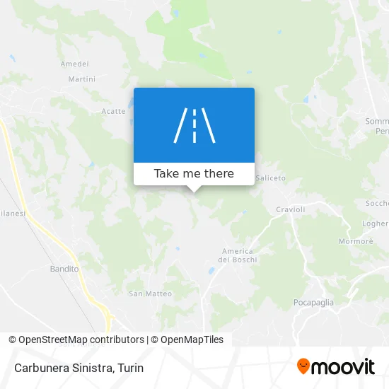 Carbunera Sinistra map