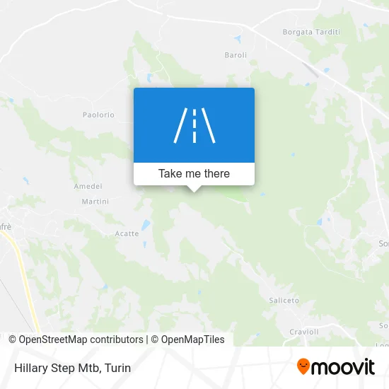 Hillary Step Mountain Bike map