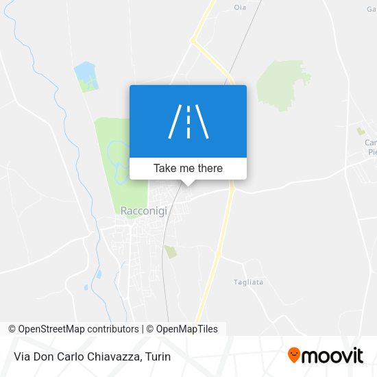 Via Don Carlo Chiavazza map