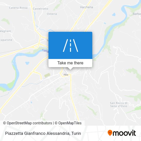 Piazzetta Gianfranco Alessandria map