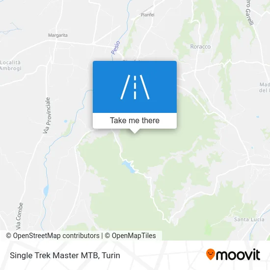 Single Trek Master MTB map